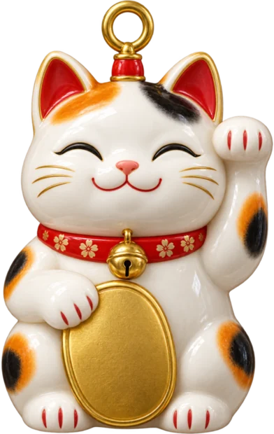 Maneki-neko charm